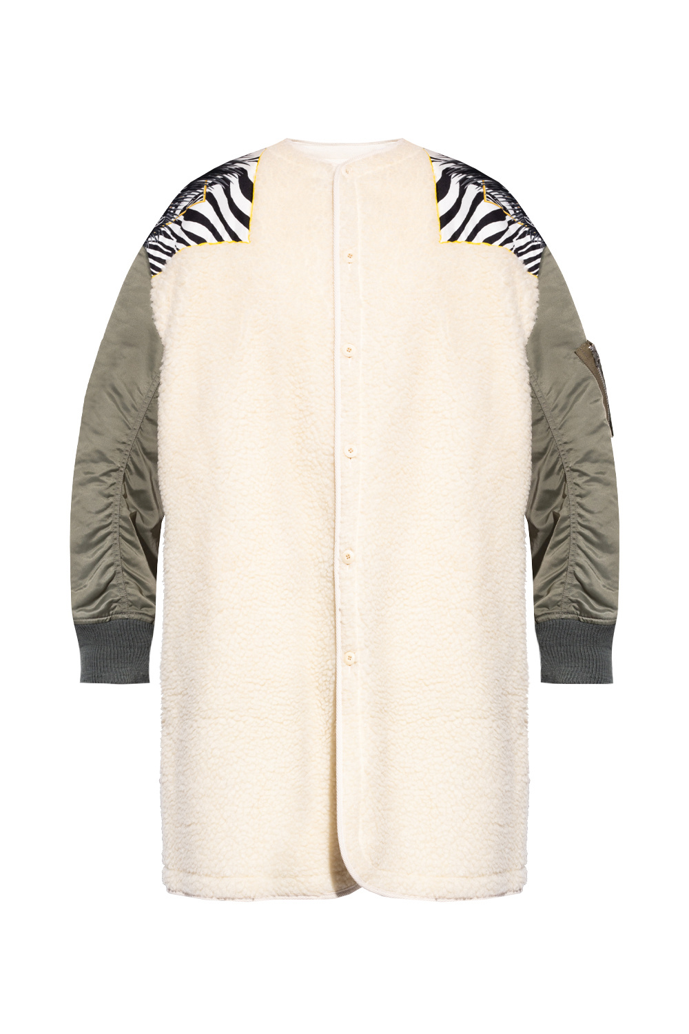 GenesinlifeShops NC - Aape Universe layered shirt - Cream Junya